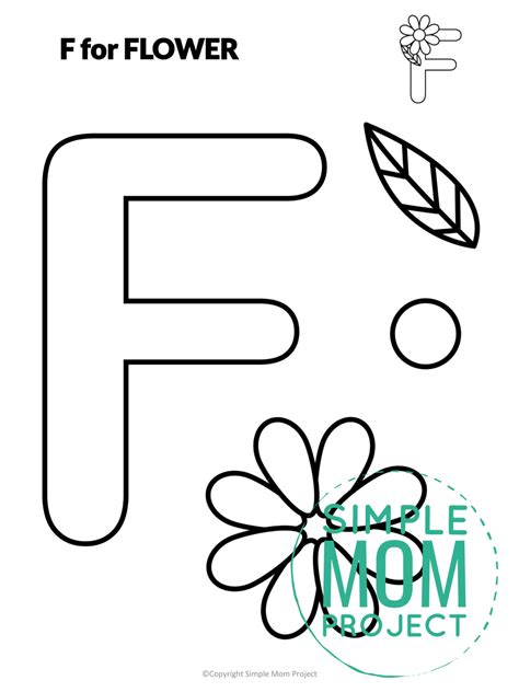 Letter F Craft Template